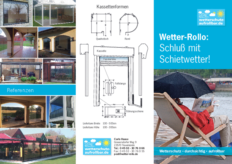 Flyer Wetter-Rollo